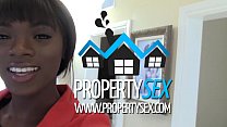 PropertySex - Beautiful black real estate agent... Konulu Porno