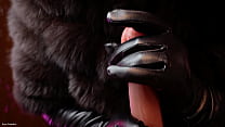 FREE video: handjob in leather gloves and fur a... Konulu Porno