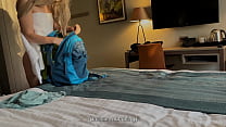 Stepmom shares the bed and her ass with a stepson Konulu Porno