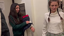 Picked up two beauties with a friend and fucked... Konulu Porno