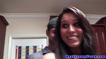 Real partying roommates getting pussyfilled Konulu Porno