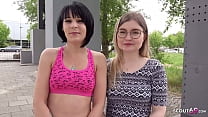 GERMAN SCOUT - TWO SKINNY GIRLS FIRST TIME FFM ... Konulu Porno
