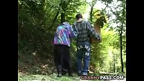 granny gives everything to blowjob in forest min Konulu Porno