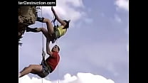 a good extreme fuck on a motorcycle and rappelling min Konulu Porno