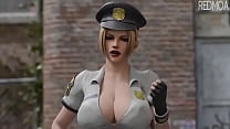 female cop want my cock 3d animation Konulu Porno