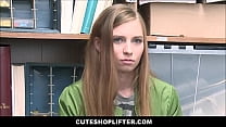 cute skinny tiny teen virgin ava parker caught shoplifting has first time sex with security guard for no cops min Konulu Porno
