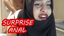 painful surprise anal with married hijab woman min Konulu Porno