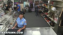 xxx pawn pervy pawn shop owner fucks latin police officer min Konulu Porno