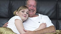 Sexy blonde bends over to get fucked by grandpa... Konulu Porno