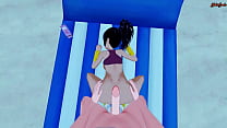 kale gets fucked at the beach from your pov titty fuck and missionary creampie dragon ball hentai min Konulu Porno