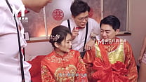 ModelMedia Asia-Lewd Wedding Scene-Liang Yun Fe... Konulu Porno