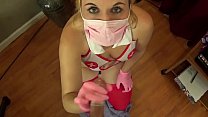Nurse Fifi Foxx Gives POV Condom Blowjob Konulu Porno