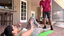 Stepmom seducing him with yoga exercise Konulu Porno