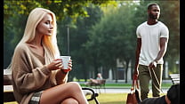 cheating white woman meets black man at the park audio story bbc min Konulu Porno
