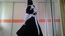 victorian maid in niqab playing on cam Konulu Porno