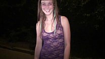 Cute young blonde girl going to public sex gang... Konulu Porno