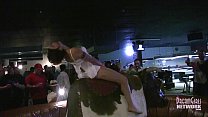 hot girls in lingerie bull riding at local bar min Konulu Porno