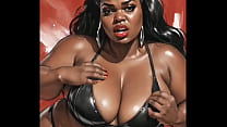 VERTICAL VERSION/ Ebony Sexy Woman With Big But... Konulu Porno